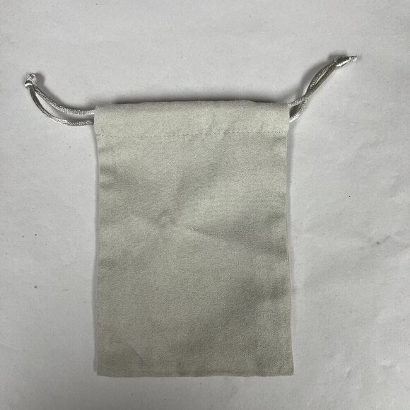 Kendra Scott Small Gray Jewelry Dust Bag Pouch Bag ONLY 4” x 5.5" - Picture 4 of 5